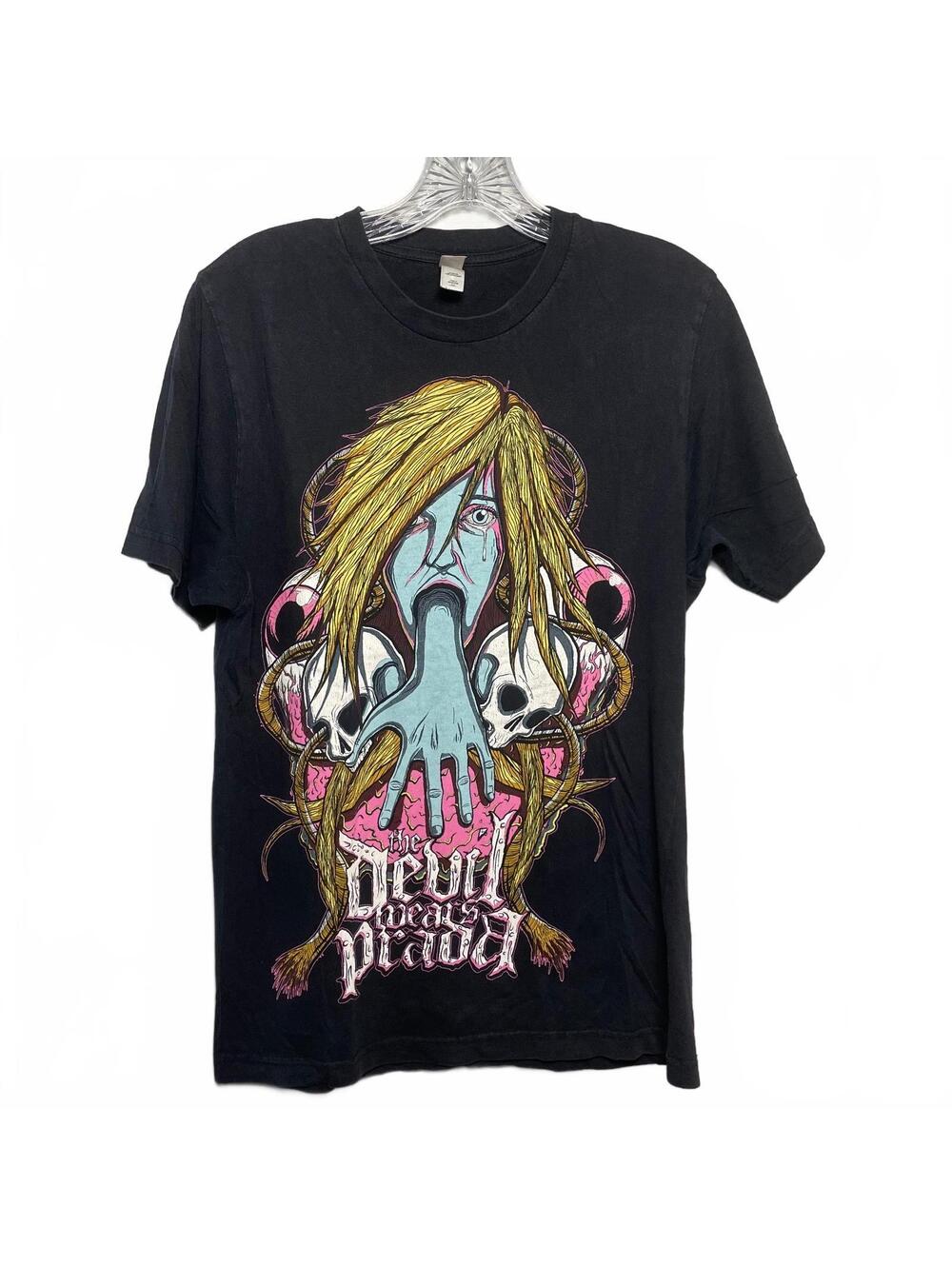 The Devil Wears Prada Band Tee Vintage Y2K Metalcore Emo Scene Size Small